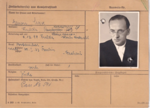 Der Leiter der städtischen Betreuungsstelle Max Gerson war als Fuldaer Jude, der das KZ Dachau überlebte, selbst ein Verfolgter des NS-Regimes.